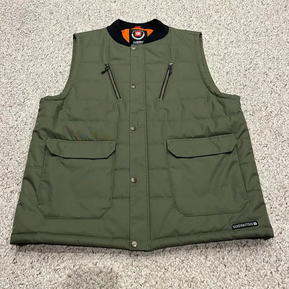 686 Infidry Insulated Vest Smarty Jacket L Gorpcore Outdoor Casual VEST ONLY